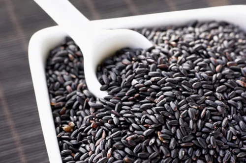 Miniatura 3 de Arroz negro 500 semillas sabor a nuez prohibido fácil de cultivar plantas orgánicas viables!