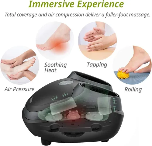 Miniatura 3 de Mynt Tapping Masajeador de pie - Terapia de pie 3D absorbente para tobillo, talón, arco y dedos Ajustes personalizados, construcción duradera.