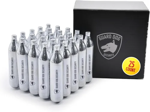 Guard Dog Security Cartuchos de CO2 de 8 g / 12 g, sin rosca, cartuchos de CO2 para pistola BB, pistola BB de CO2, pistola de aire comprimido CO2, y