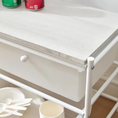 Miniatura 9 de Suprima® Cajones Multiusos con Estante - Tapa Blanca Blanca Parte superior blanca/blanqueada
