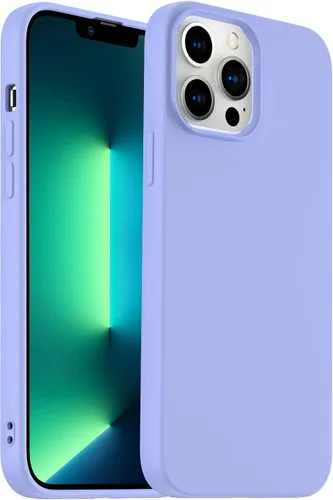 Miniatura 24 de Funda diseñada para iPhone 13 Pro Max, funda de silicona ultra delgada a prueba de golpes, de microfibra suave anti arañazos, protección mejorada