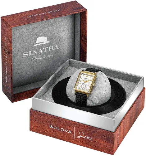 Miniatura 5 de Bulova Frank Sinatra My Way - Reloj con correa de cuero para hombre