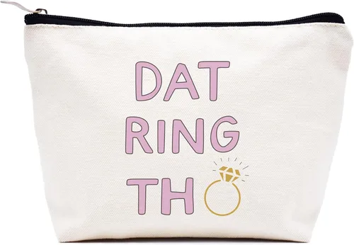 Miniatura 69 de LIBIHUA Obtener regalo de boda - Bolsa de maquillaje bolsa de cosméticos bolsa de viaje, Beige, 10-En Mi Madre del Pájaro