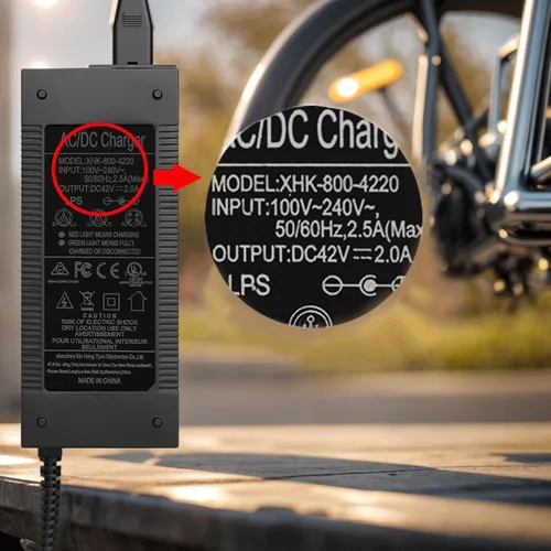 Miniatura 6 de Cargador de scooter eléctrico con certificación UL de 42 V 2 A para batería de litio de 36 V, para Gotrax, Jetson, Razor, Segway, Swagtron, Bird