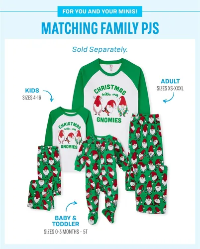 Miniatura 44 de The Children's Place - Pijama familiar de una pieza a juego para niños y bebés, pijamas de esqueleto de Halloween, forro polar