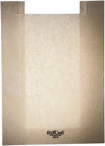 Miniatura 3 de 75 bolsas de panadería con ventana para galletas u otros pasteles, 6 1/2 x 2 x 8 ½ pulgadas, bolsas de papel kraft marrón - bagel - pastelería