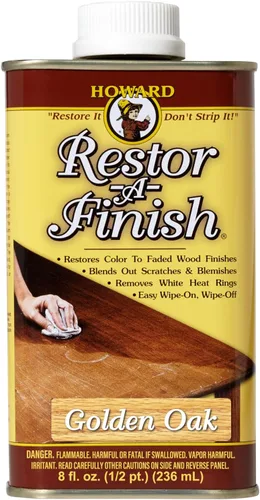 Miniatura 17 de Howard - Restor-A-Finish: Restaura tus acabados de madera de roble oscuro. Repara arañazos, elimina manchas, anillos de calor o agua y más. Seguro