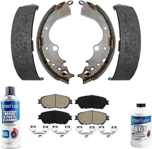 Miniatura 26 de Detroit Axle - Kit de freno delantero para Chevrolet Trailblazer GMC Envoy Buick Rainier Isuzu Ascender Olds Bravada Saab 9-7X, repuesto