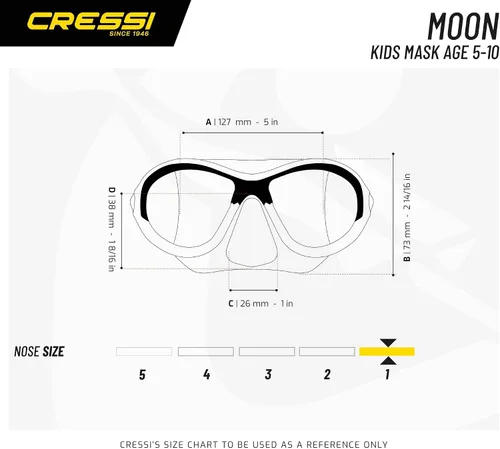 Miniatura 5 de CRESSI Luna, Azure/Lime