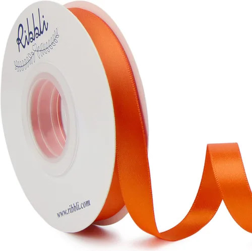 Miniatura 98 de Ribbli - Cinta de satén de doble cara dorada, 1 pulgada x 25 yardas, uso para ramo de lazos, envoltura de regalos, decoración de boda Dorado