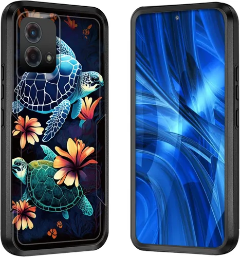 Miniatura 236 de Funda para Moto G 5G 2023, [probada en caídas de grado militar], resistente, resistente, resistente, a prueba de golpes, funda protectora