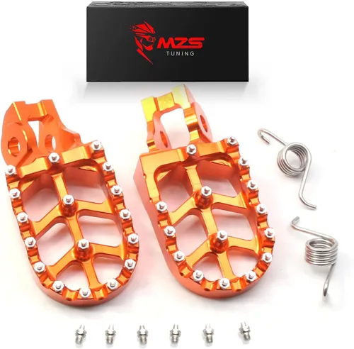 Miniatura 26 de MZS Estriberas eléctricas para motocross compatibles con X3 XXX MX3 MX4 MX5, estriberas Ebike MX más anchas reposapiés resto pedal CNC aluminio negro