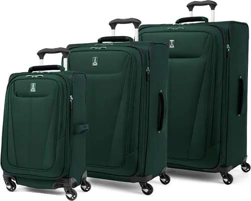 Miniatura 275 de Travelpro Maxlite 5 - Juego de 2 piezas de equipaje de mano de tela, expandibles con 4 ruedas giratorias, bolso blando para debajo del asiento, Negro