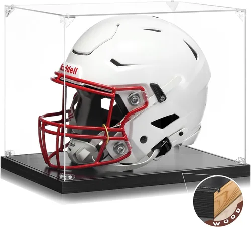 Miniatura 21 de JupDec - Caja de exhibición para guante de boxeo, vitrina de acrílico transparente con base de madera y tabla para un guante, de tamaño completo