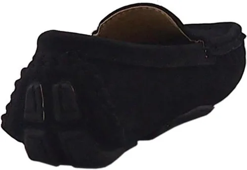 Miniatura 6 de Mocasines de piel de ante sin cordones para niñas y niños, zapatos de vestir, zapatos planos Oxford