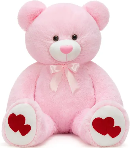Miniatura 27 de Tezituor Oso de Peluche Marrón Beige de 24 Pulgadas - Juguetes de Oso de Peluche para Niños y Niñas