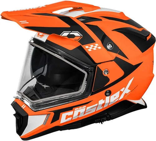 Miniatura 9 de Castle X CX200 Dual Sport Casco de Nieve (Negro Mate - Extra Pequeño)