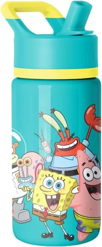 Miniatura 10 de Simple Modern - Botella de agua para niños Summit con tapa con pajilla Taza de acero inoxidable aislada de 14 onzas de Marvel Spider Man