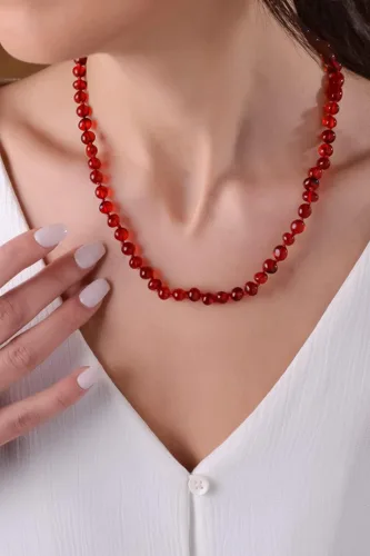 Miniatura 10 de Amber Necklace for Women - HandMade Baltic Jewelry for Adult - 18 inch - 100% Genuine