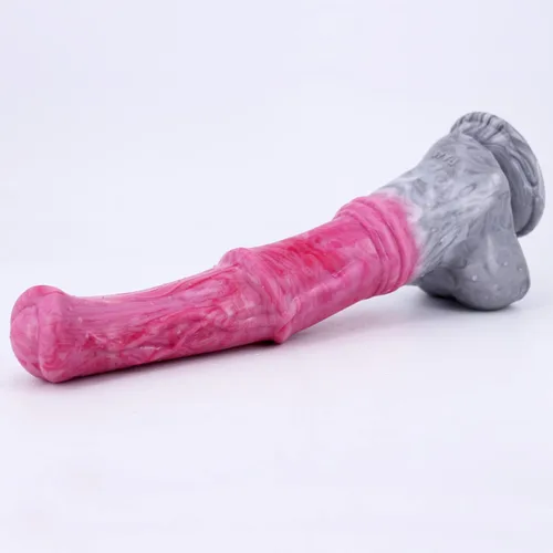 Miniatura 9 de Consolador de caballo realista de silicona, consolador anal monstruo de 12 pulgadas de largo y grueso, juguete sexual anal con ventosa, juguete