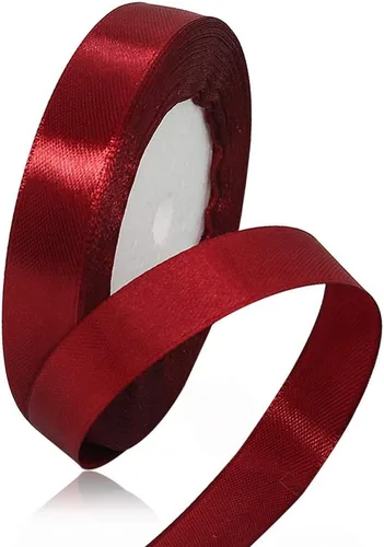 Miniatura 97 de Cinta blanca de 1/8 pulgadas x 100 yardas, cintas de tela de satén blanco para envolver regalos, manualidades, álbumes de recortes, ramos florales