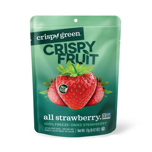 Miniatura 15 de Fruta liofilizada natural Crispy Green, manzana de una sola porción, sin azúcar añadida, 0.53 onzas (paquete de 12)