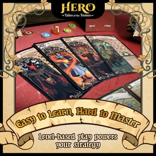Miniatura 9 de Hero: Tales of The Tomes - por Tomekeeper Entertainment - Juego de cartas de batalla para adolescentes y adultos - Baraja comunitaria - Sin