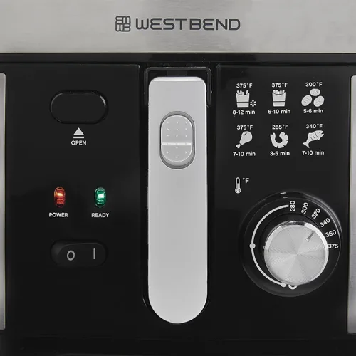 Miniatura 9 de Freidora West Bend con control de temperatura ajustable, cesta antiadherente, ventana de fácil visualización y guía de temperatura, asa plegable