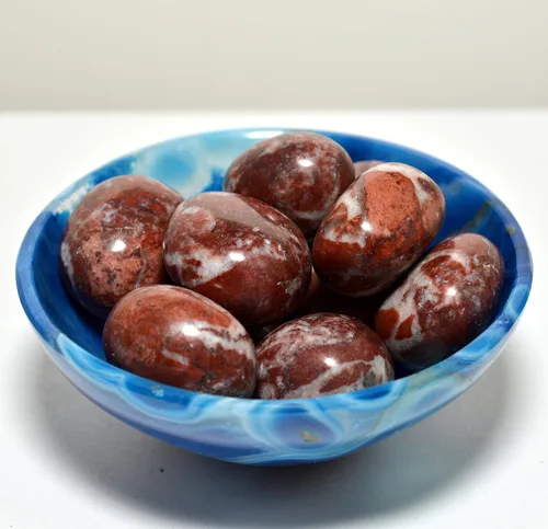 Miniatura 22 de Piedras pulidas de sodalita azul natural, piedras preciosas pulidas de cristal de cuarzo mineral Cabujones espumosos de África del Sur, 5