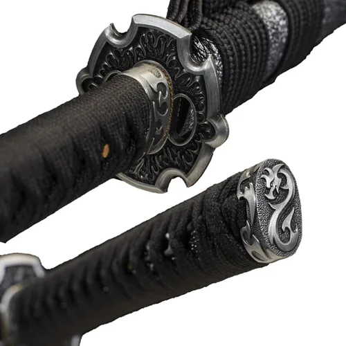 Miniatura 2 de Espada Katana Wuaiyebet forjada a mano tradicional con acero de alto carbono 1045/1060, espadas samurai japonesas hechas a mano, templadas al calor