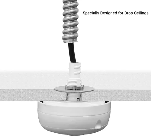 Miniatura 5 de Enerlites Sensor de techo PIR MPC-52V, sensor de ocupación de techo, sensor de luz de techo, sensor de ocupación, grado comercial FOV de 360 grados