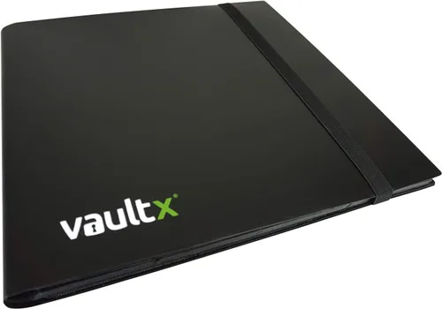 Miniatura 4 de Vault X Carpeta estándar de 12 bolsillos, con capacidad para 480 tarjetas intercambiables en 20 páginas de carga lateral (negro)