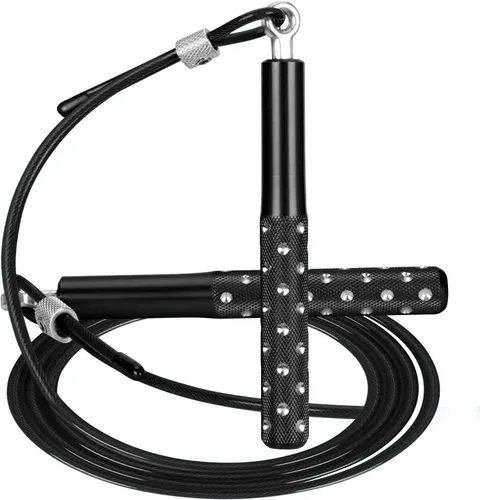 Cuerda para Saltar, Wastou Cuerda para Saltar de Velocidad para Entrenamiento de Ejercicio Físico, Cuerda para Saltar de Entrenamiento Ajustable