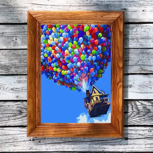 Miniatura 2 de Komking Pintura por números para adultos y niños, kits de pintura por números sobre lienzo, kits de pintura acrílica para manualidades artísticas
