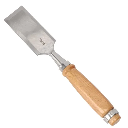Cincel de madera 1.496 in Cincel plano con mango de madera para carpintería y herramientas de tallado de carpintero