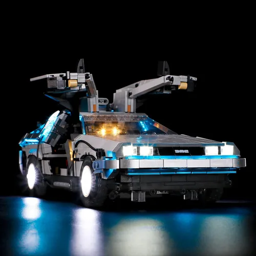 Miniatura 3 de BRIKSMAX Luz para Back-to-The-Future-Time-Machine 10300 - Kit de iluminación LED compatible con Lego Creator Expert - No incluye el set de Lego