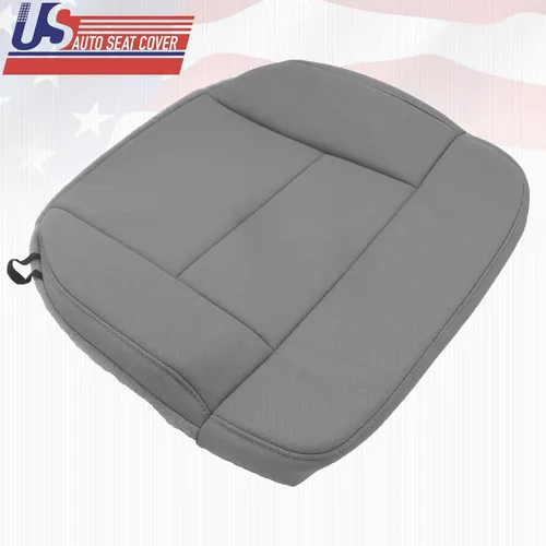 Miniatura 6 de 2007 para Ford F150 Lariat Driver Side Bottom Funda de asiento de tela de repuesto gris pedernal