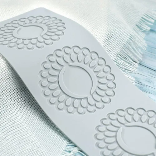 Miniatura 8 de Moldes de silicona 3D de hojas huecas para chocolate, molde de panal, abeja, caramelo, patrón de flores, molde para fondant, decoración de tartas