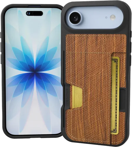 Miniatura 34 de Smartish Funda tipo cartera para iPhone 13 Pro – Wallet Slayer Vol. 2 [delgada + protectora] tarjetero con función atril - Black Tie Affair