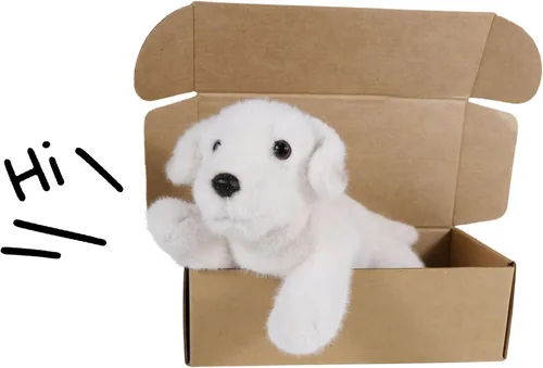 Miniatura 5 de Ice King Bear Labrador Puppy - Peluche de laboratorio de 8 pulgadas de longitud
