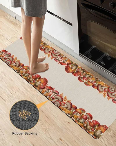 Miniatura 3 de Tapete de baño de hongos para bañera, antideslizante, de secado rápido y absorbente, tierra de diatomeas, fregadero de ducha, tapete lavable