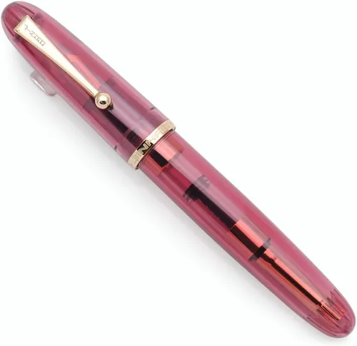 Miniatura 10 de JINHAO 9019 - Pluma estilográfica Dadao Series con convertidor de tinta de alta capacidad (negro, punta extrafina 0.015 in)