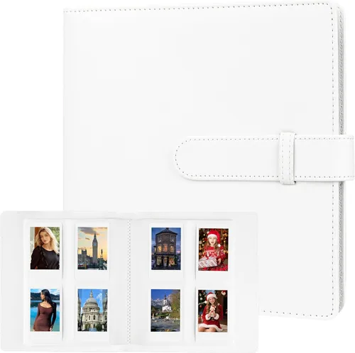 Miniatura 10 de Álbum de fotos de 640 bolsillos para cámara Fujifilm Instax Mini, álbum de fotos de 2 x 3 pulgadas para fotos Polaroid de 2 x 3 pulgadas, libro