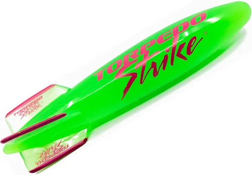 SpinFin - Cohete torpedo de piscina de 10.25 pulgadas, tamaño grande, ultra premium, gira y se desliza hasta 35 pies como fútbol submarino para