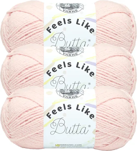 Miniatura 39 de Lion Brand Yarn - Hilo Feels Like Butta, hilo aterciopelado suave para tejer y hacer ganchillo, paquete de 1, Negro