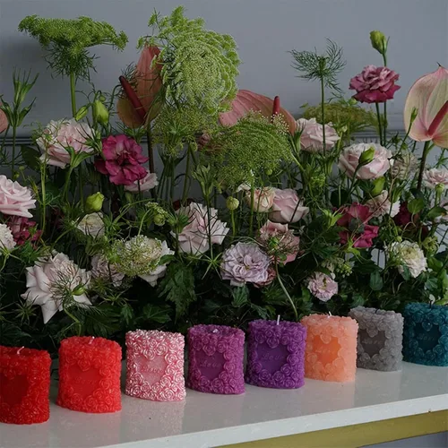 Miniatura 7 de Moldes de silicona 3D para velas de silicona, moldes de jabón, moldes para velas de boda, moldes de fondant, para cumpleaños, día de San Valentín