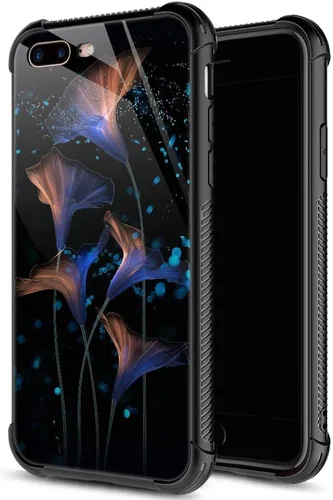 Miniatura 24 de ZHEGAILIAN Funda para iPhone 7/8 Plus, protección de grado militar, esquinas a prueba de golpes, funda antiarañazos para iPhone 7/8 Plus, girasol