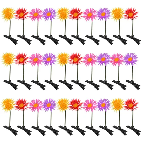 Miniatura 8 de 30 pinzas para el cabello con brotes de frijol, accesorios para el cabello para fiestas, irlandeses (barbacoa)