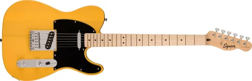 Miniatura 10 de Squire Sonic Telecaster - Guitarra eléctrica, color negro, diapasón de arce