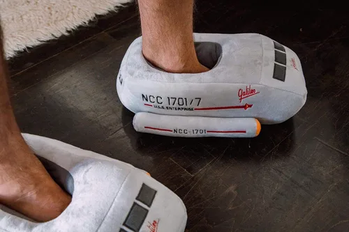 Miniatura 4 de Star Trek The Original Series Galileo Shuttlecraft Zapatillas 3D para adultos Zapatilla de casa de felpa suave con suela antideslizante Calzado